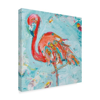Trademark Fine Art -Kellie Day 'Flamingo Bright' Canvas Art