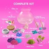 Klever Kits Unicorn Crystal Terrarium Crafts Kit for Kids with LED Night Light, Arts & Crafts, Crystal Growing Science Kit, Girls Gift for Age 6+ - 2 of 4
