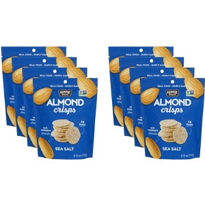 Hippie Snacks Almond Crisps Sea Salt- Case of 8 - 2.5 oz - 1 of 2