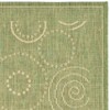 Courtyard CY1906 UV & Stain Resistant Non-Shedding Power Loomed Indoor/Outdoor Rugs - Safavieh - 4 of 4