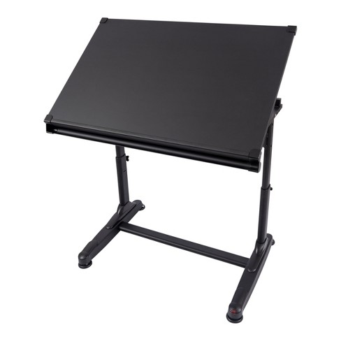 HOMCOM Writing Office Desk Workstation with Small Adjustable Angle Tabletop for Drawing