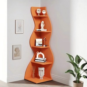 Hommoo 5-Tier Wall Corner Bookshelf - 1 of 1