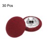Unique Bargains Suit Dress Blouse Aluminum Fabric Cloth Covered Sewing Buttons 30 Pcs - 3 of 4