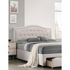 Streamdale Twin Size Bed with Drawer Storage and Button Tufted Headboard - 3 of 4