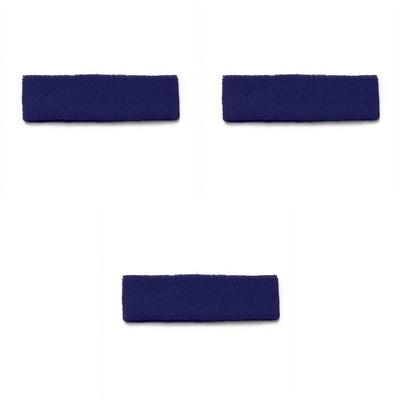 Armycrew Cotton Terry Cloth Wrist Bands – 2 Pack – Striped Tennis Style – FREE SHIPPING