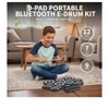 Coucheta Electronic Drum Set Drum Kit,Roll Up Portable Electronic Drums Pads for Beginners Kids Drums Kit - 2 of 4