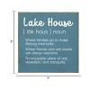Slickblue Lake House Wood Wall Sign – Rustic 7x7 Décor – Family, Friends & Relaxation Quote, Color Options - 3 of 3