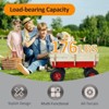 RISOKEYS Kids Wagon,with Removable Wooden Side Panels - Pet Wagon,Foldable Design,176lbs Capacity for Toys,Snacks and Outdoor Adventures - 2 of 4