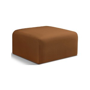 Meridian Furniture,Arc Velvet Ottoman - 1 of 4