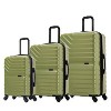 InUSA Aurum Lightweight Hardside Spinner 3pc Luggage Set - Green - image 2 of 4