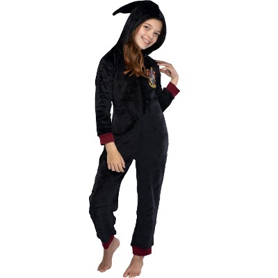 Harry Potter Unisex Kids Hooded Pajama Union Suit