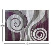 Masada Rugs Stephanie Collection Area Rug with Modern Contemporary Design 1103 - 4 of 4