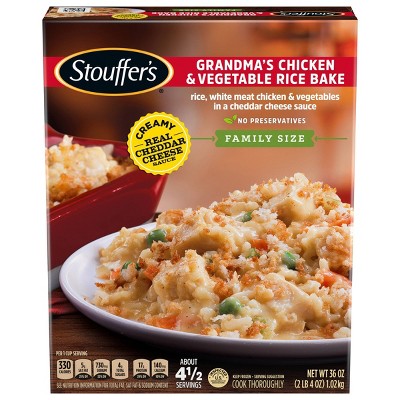 Stouffer's Frozen Classics Grandma's Chicken & Vegetable Rice Bake - 36oz