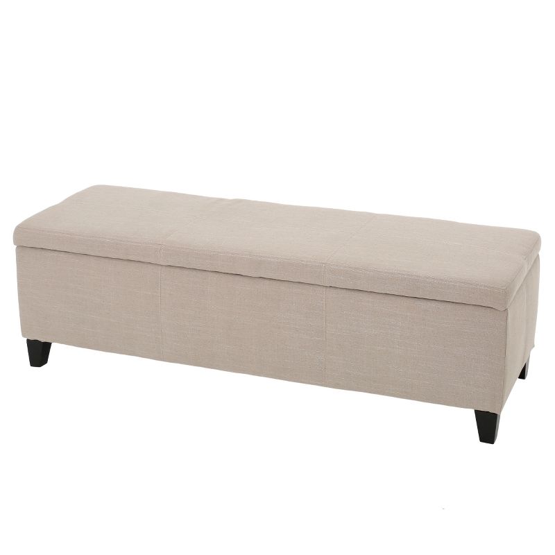 Lucinda Fabric Storage Ottoman Bench - Christopher Knight Home, 1 of 10