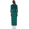 BLUEMING Womens 3/4 Long Sleeve Maxi Hoodie Dress Casual Pocket Slim Pullover Sweater Dress Travel Outfits - 2 of 4