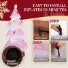 SEVOBAL Inflatable Holiday Decorations 7.2FT Christmas Inflatable Decoration, Inflatable Christmas Tree Blow Up Yard Decor, Multi, 37.4"*37.4"*84.6" - 4 of 4