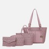MKF Collection Havenly Women’s Tote Bag, Mini Tote Bag, Pouch and Wallet by Mia K - 2 of 4