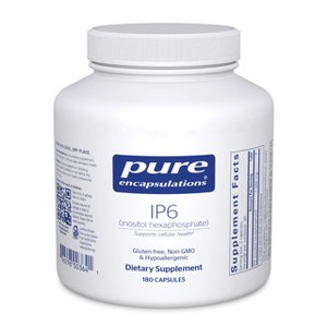 Pure Encapsulations IP6 (Inositol Hexaphosphate) - Hypoallergenic Antioxidant Support for Breast, Colon and Liver Cell Health - 180 Capsules - 1 of 4