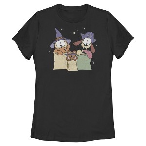 Womens Garfield Cat Dog and Teddy Bear Bag Surprise T Shirt - 1 of 4