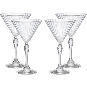 Bormioli Rocco America '20s 8.25 oz. Martini Glasses, 4-Piece, Clear - 1 of 4