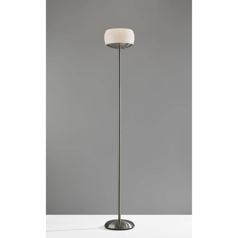 Jessica 300W Torchiere Brushed Steel - Adesso, 4 of 6