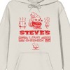 A Minecraft Movie Steve’s Lava Chicken Adult Sand Long Sleeve Hooded Sweatshirt - 2 of 3