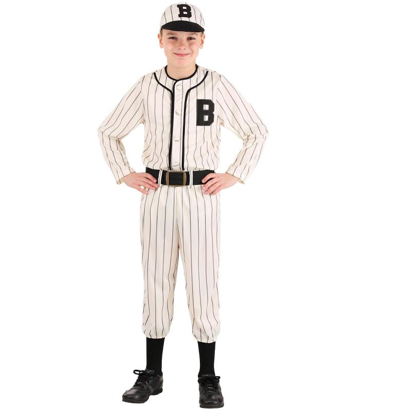 HalloweenCostumes.com Vintage Boy's Baseball Costume, 1 of 4