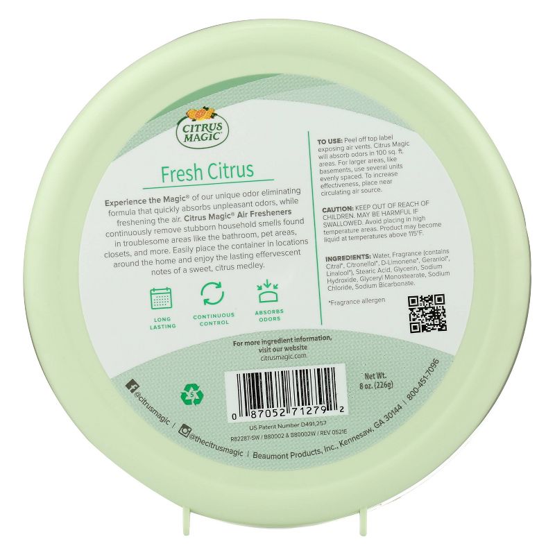 Citrus Magic Solid Air Freshener - Fresh Citrus - 16oz/2pk, 4 of 9