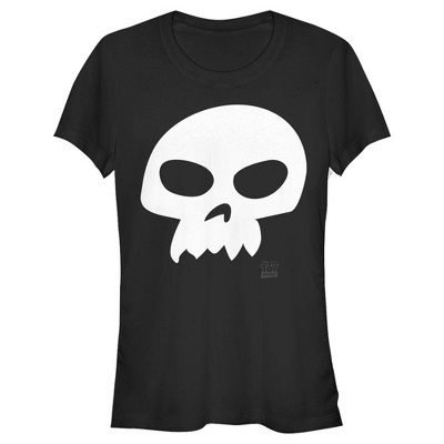 Black skull outlet shirt