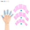 Unique Bargains Resistance Aquatic Webbed Finger Frog Silicone Swimming Fins 3 Pairs - 4 of 4