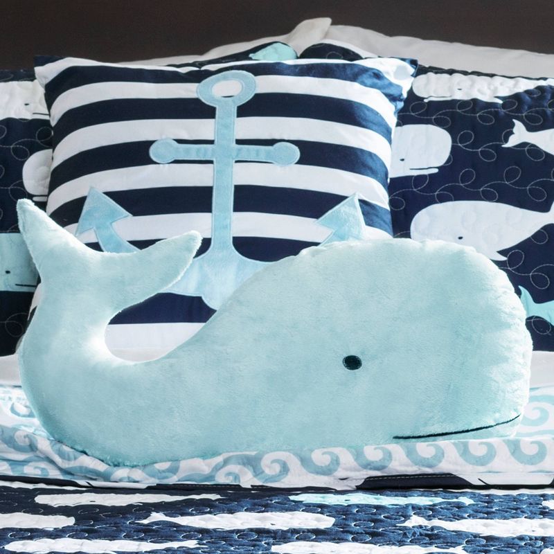 Whale Bedding Set with Whale Throw Pillow - Lush Décor, 3 of 14
