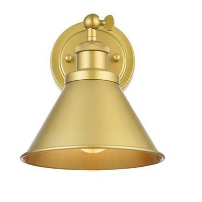 Elegant Lighting Bentley 1 light Brass Bath Sconce