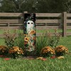 HomeRoots 42" Black White And Green Solid Wood Halloween Ghost Garden Stake - 2 of 4