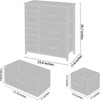 FONTOI Decorative Storage Cabinets, Sleek Cabinet to Transform Room's Aesthetic, Designed for Sophisticated,  Gray, 23.6"*11.8"*26.1" - 4 of 4