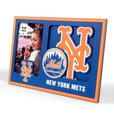 MLB New York Mets 4"x6" 3D Logo Series Picture Frame