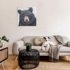 Stupell Industries Rustic Black Bear Canvas Wall Art - 2 of 4