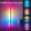ATTOP RGB LED Corner Floor Lamp - Music Sync, Smart App & Remote Control, 16 Million Colors for Bedroom, Living Room & Gaming Room - 2 of 4