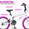 Aukfa 20 Inch Freestyle Single Speed Kids Bike Suitable for Teenagers Ages 7+, Multiple Colors - 4 of 4