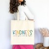 City Creek Prints Kindness Never Goes Out of Style Colorful Canvas Tote Bag - 15x16 - Natural - 2 of 2