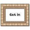 PosterPalooza | 6x4 Modern Bamboo Picture Frame, UV Acrylic, 5 Finishes - 2 of 4