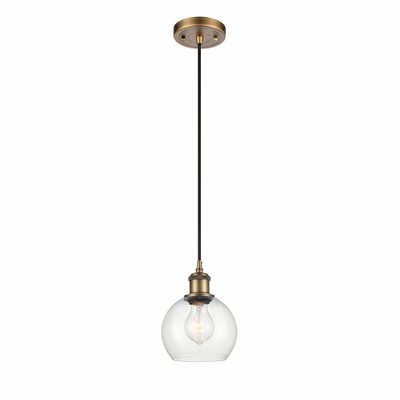 Athens - 1 Light Mini Pendant In Industrial Style-9.88 Inches Tall and 6 Inches Wide