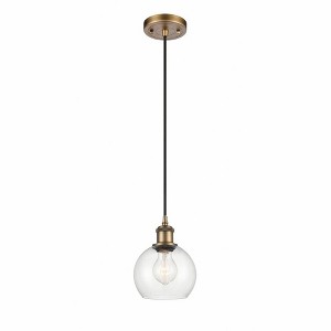 Athens - 1 Light Mini Pendant In Industrial Style-9.88 Inches Tall and 6 Inches Wide - 1 of 1