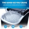 Newair 26 lbs. Nugget Countertop Ice Maker with Soft Chewable Pebble Ice, Self-Cleaning, Perfect for Home, Kitchen, Office - 2 of 4