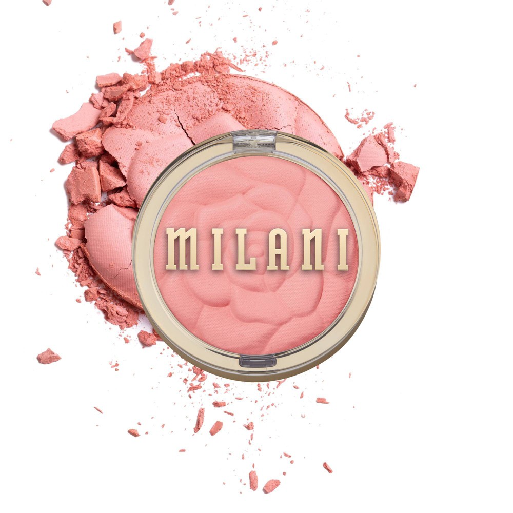 Photos - Other Cosmetics Milani Rose Powder Blush - Tea Rose 08 - 0.6oz 