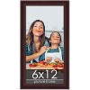 PosterPalooza | Panoramic Linear Brown Picture Frame - UV Acrylic, Foam Board Backing, Hanging Hardware - 2 of 4