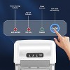 ZAFRO Ice Makers Countertop, Portable Ice Maker with Handle, 26lbs/24H,Self-Cleaning Ice Machine with Basket & Scoop for Home, RV, Camping (White) - 2 of 4
