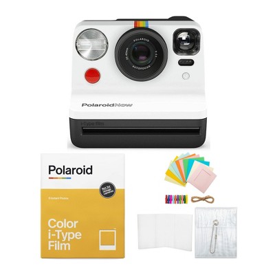 Polaroid Originals Now i-Type Instant Film Camera (Black and White) Bundle