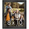 PosterPalooza | 8x10 Wide Barnwood Picture Frame, UV Acrylic, 6 Finishes - Grey, Brown, White, and Black - 2 of 4