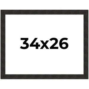PosterPalooza | Contemporary Black Picture Frame - UV Acrylic, Backing Board, Hanging Hardware Included - 1 of 4