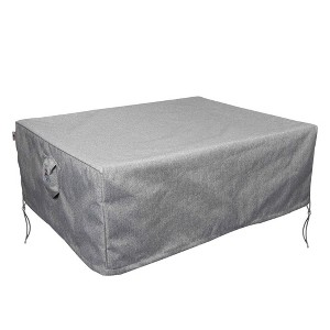 Summerset Shield Platinum 3-Layer Polyester Water Resistant Outdoor Dining Set Cover - Grey Melange - 1 of 4